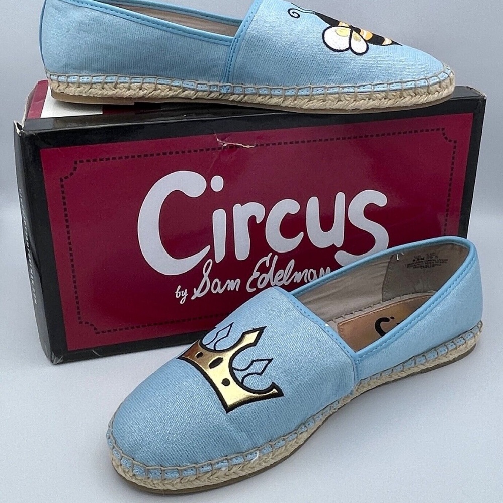 Circus by Sam Edelman Queen Bee Women's Shoe Blue Metallic Size 9.5 M US